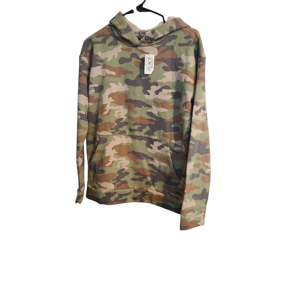 The Childrens Place Sweatshirt Hoodie Camo‎ Size 16